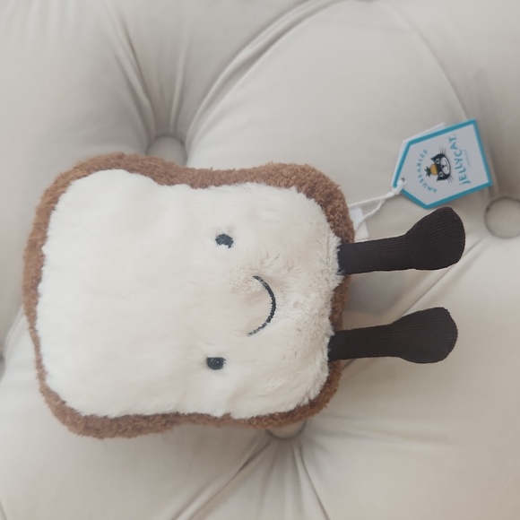 Jellycat Amuseable Small Toast 6x4" Soft & Plush NWT - Picture 5 of 6